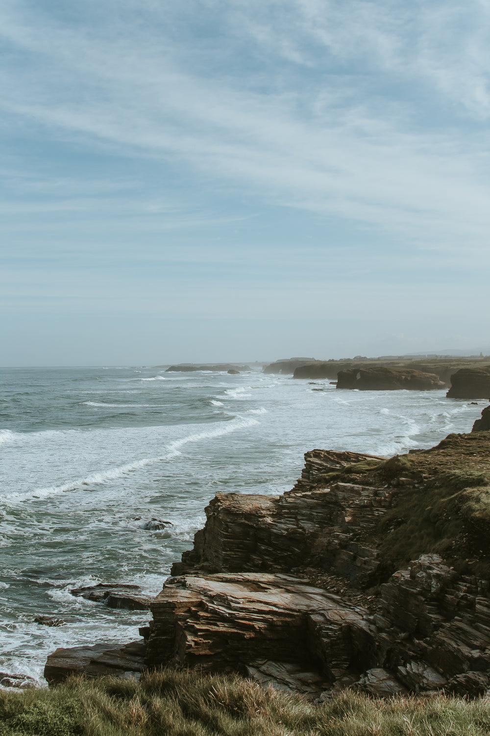 view of the coast on a clear day