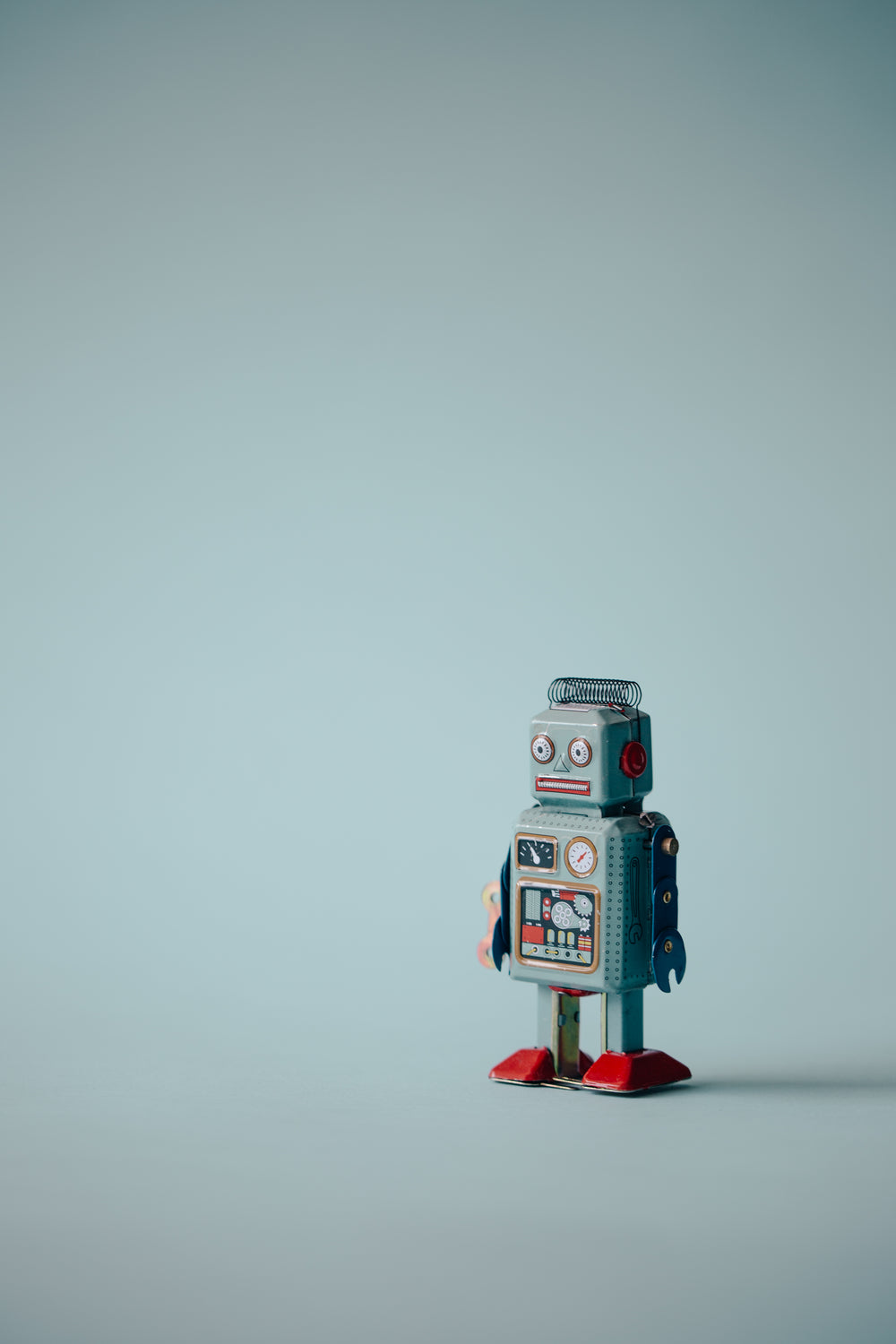 vintage robot background