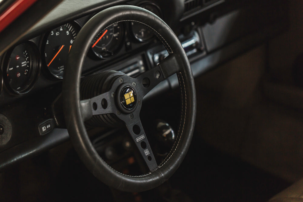 vintage car steering wheel