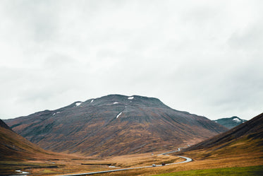 volcanic hillside road