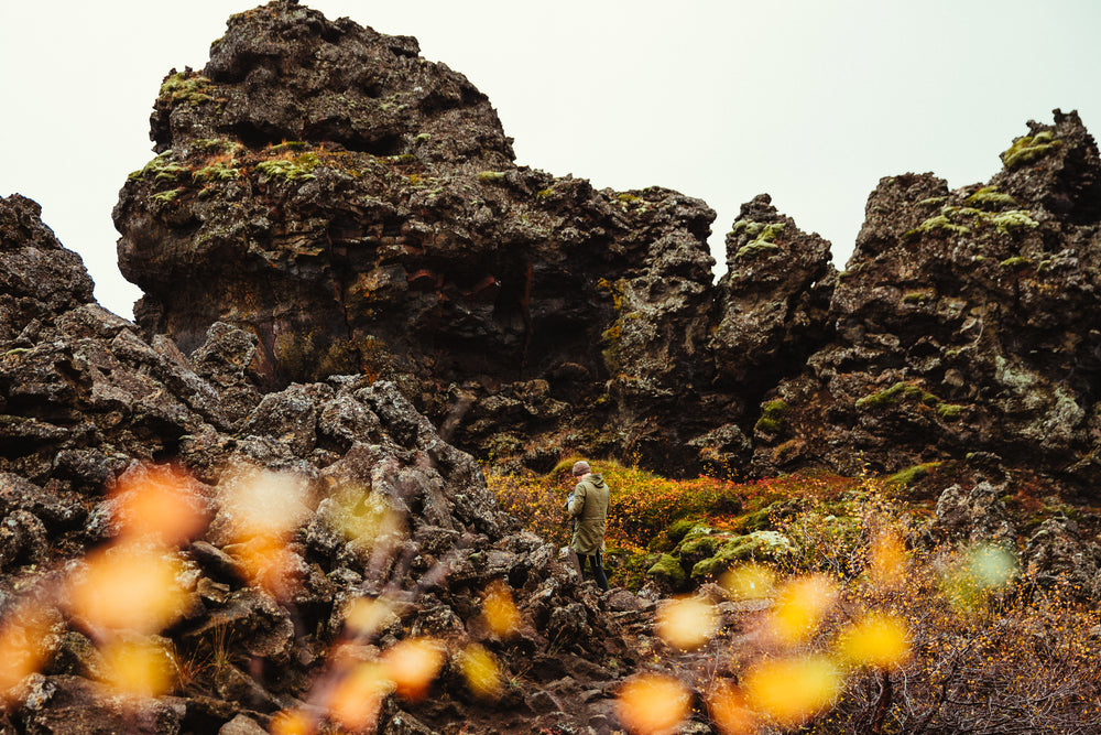 volcanic rock formations