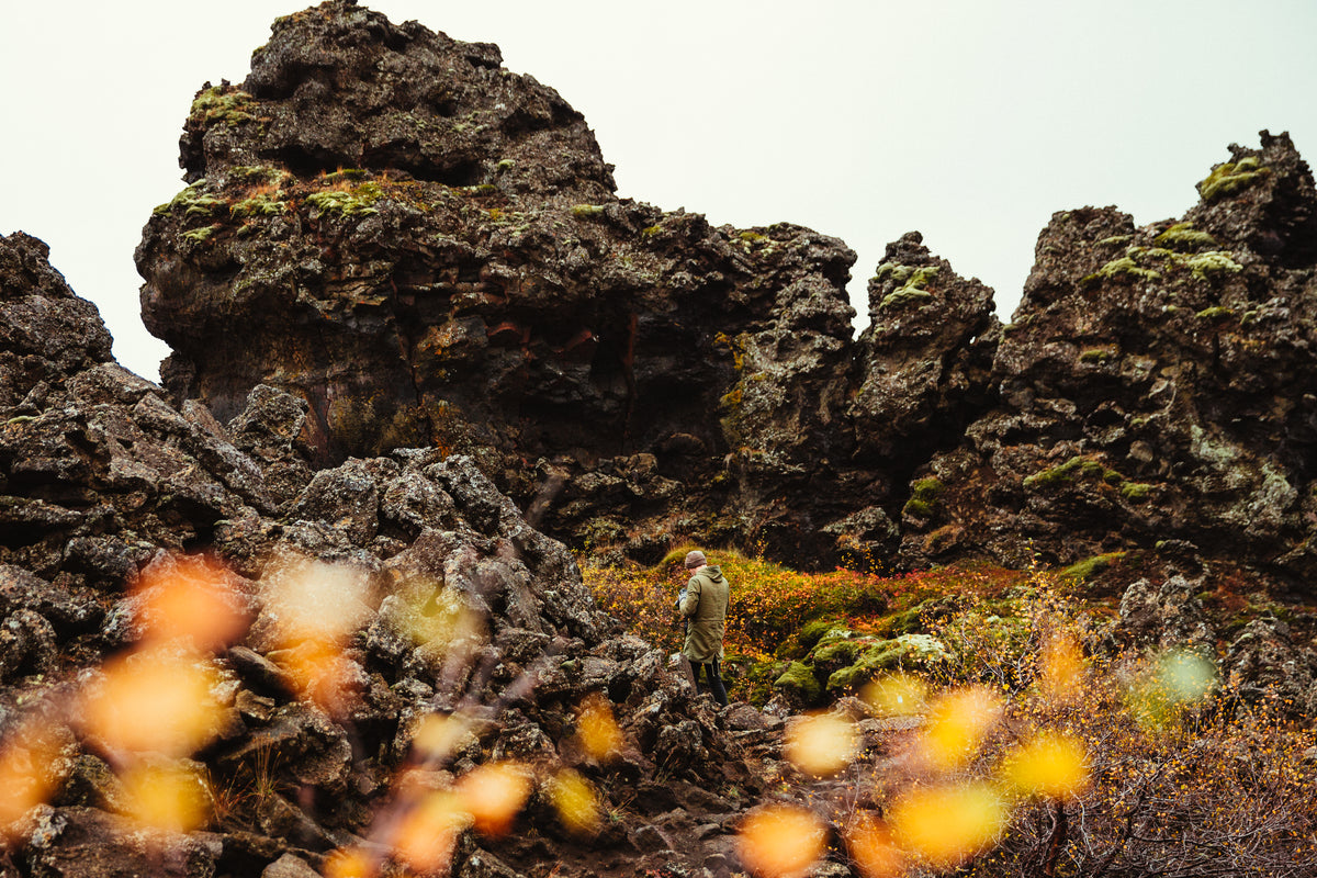 formações de rocha vulcânica