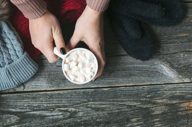 Warming Hands On Hot Cocoa