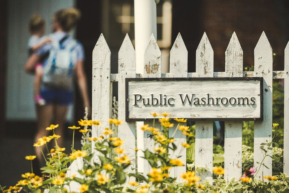 washroom sign