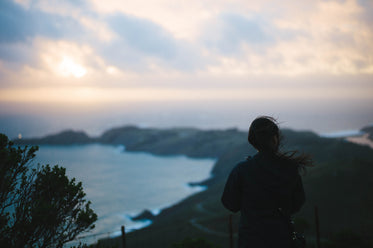 watching sunset