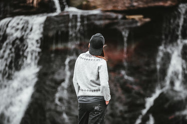 watching water fall