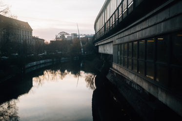 water canal reflections