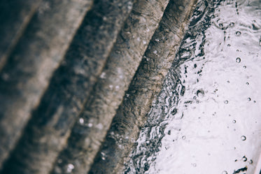 water splashed into pool