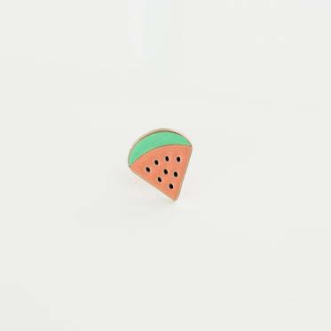 watermelon enamel lapel pin