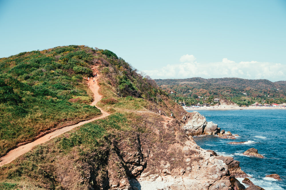 waterside mountain path