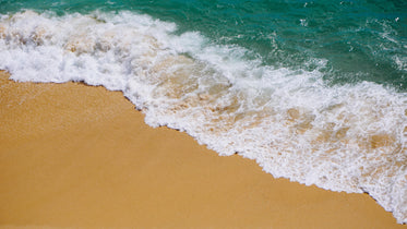 waves crashing on beach