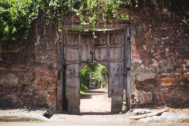 weathered doorway