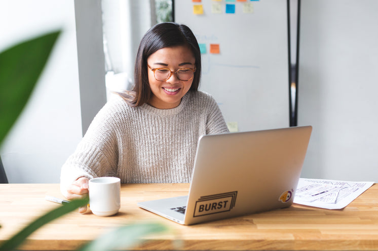 Web Designer Starting Her Day