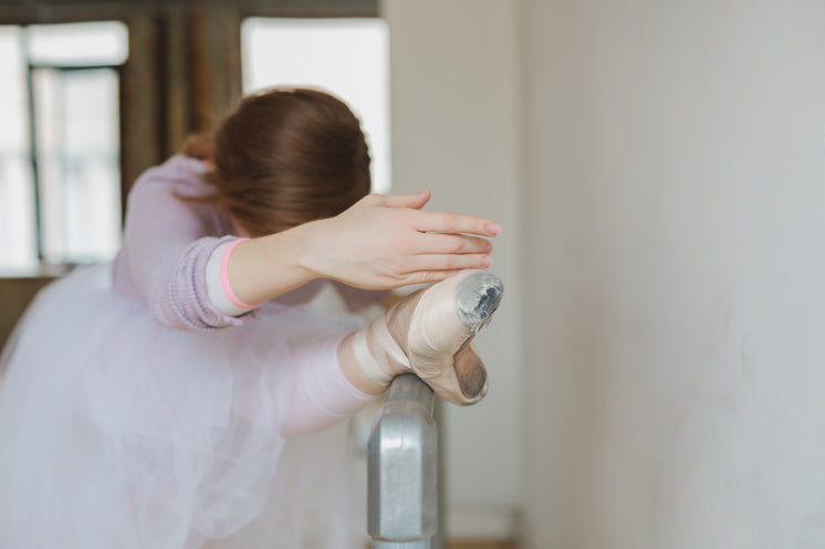 Well Loved Ballet Shoes On Bar