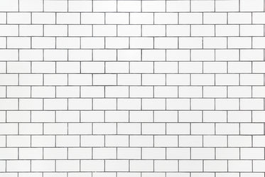 white bathroom tile texture
