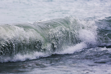 white capped waves