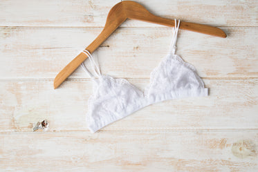 Picture of White Lace Bralette — Free Stock Photo