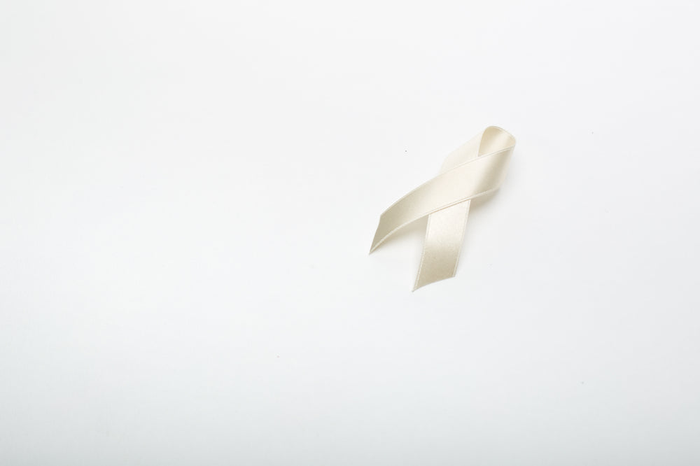 white ribbon angle