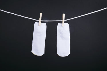 white socks black background