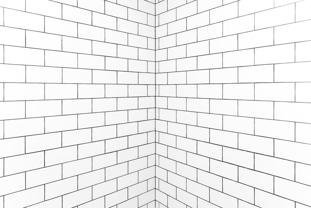 white tile corner texture