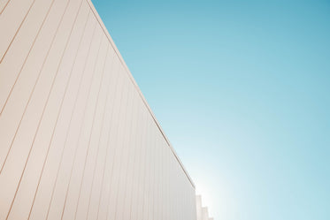 white wall and blue sky