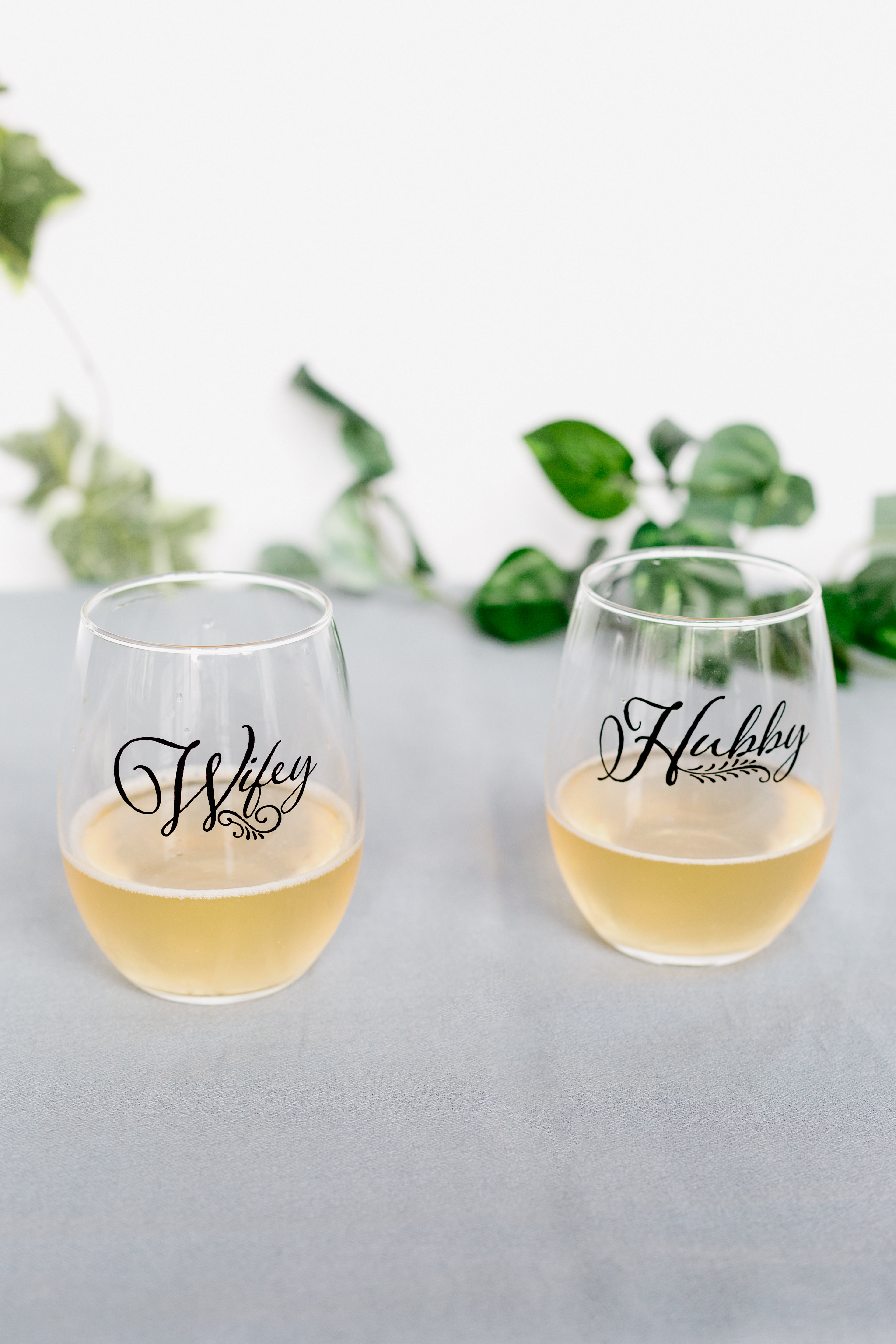 Husband and wife wine 2024 glasses