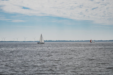 wind turbines and yachts