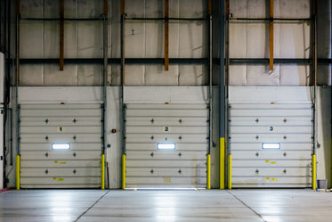 windows in loading bays