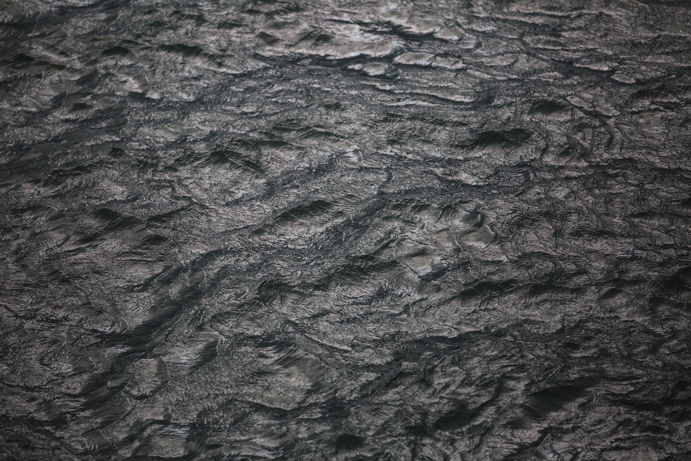 windy ripples on water