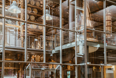 High Res Wine Barrel Warehouse With Glass Walls Picture — Free Images