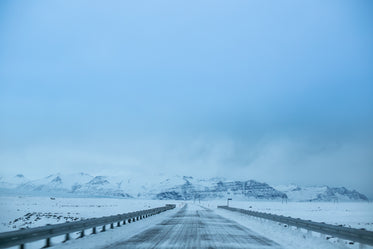 winter iceland road