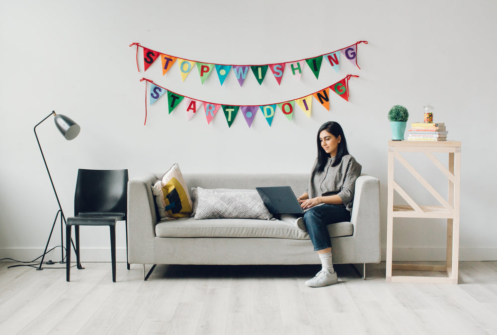 woman in motivational office