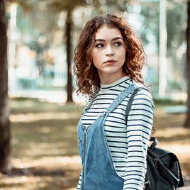 Woman in park