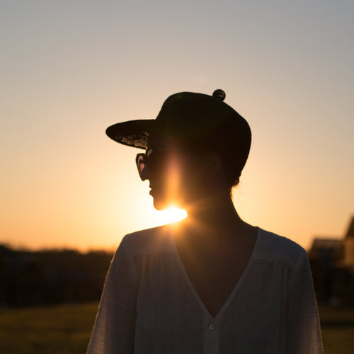 Woman Silhouette Sunset