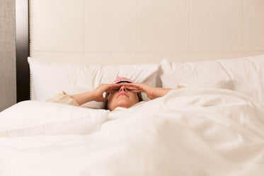 woman sleeping in hotel