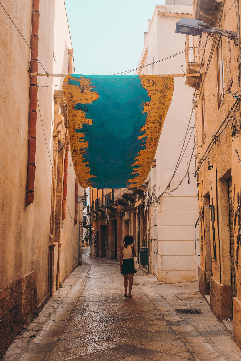 Woman Walking Down The Street