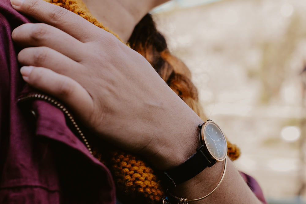 womens watch on wrist