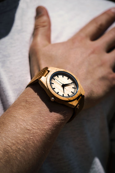 wooden watch