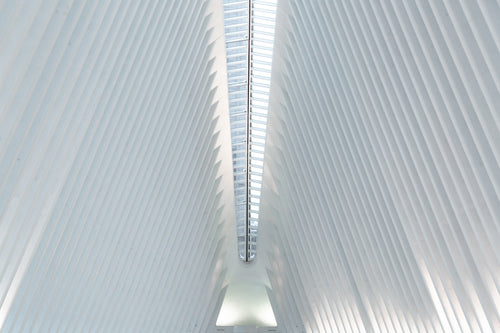 world trade centre station ceiling