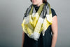 yellow and grey scarf product