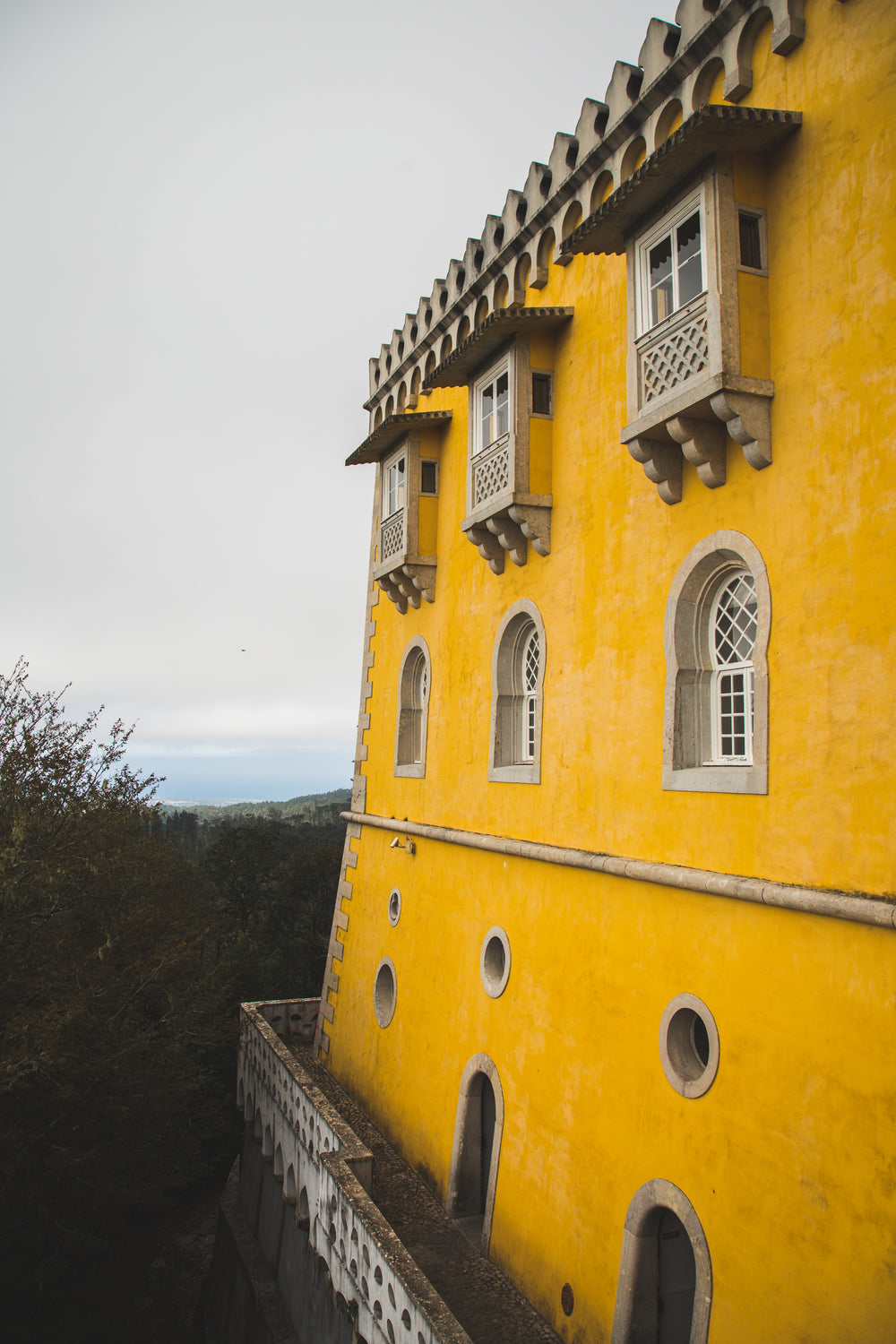 yellow building