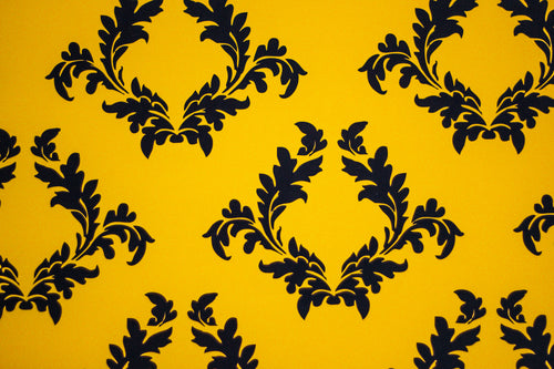 yellow regal filagree pattern