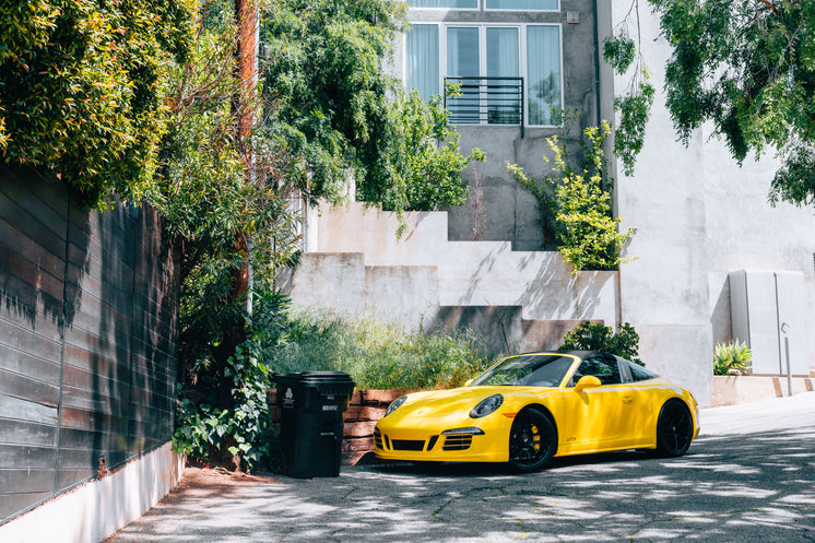 Yellow Sports Car