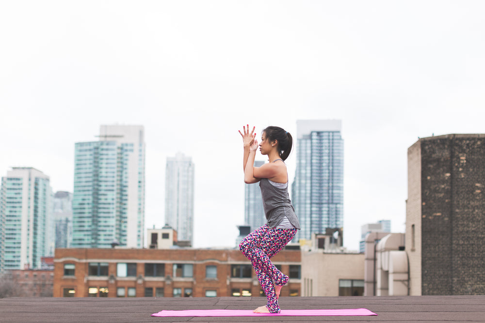 yoga eagle pose