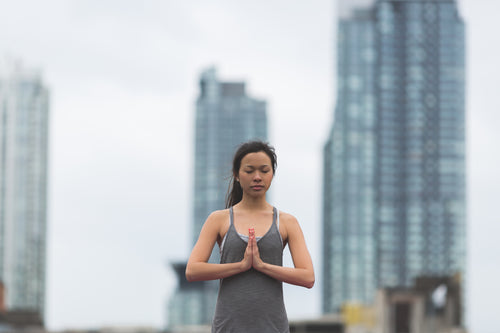 yoga meditation rooftop